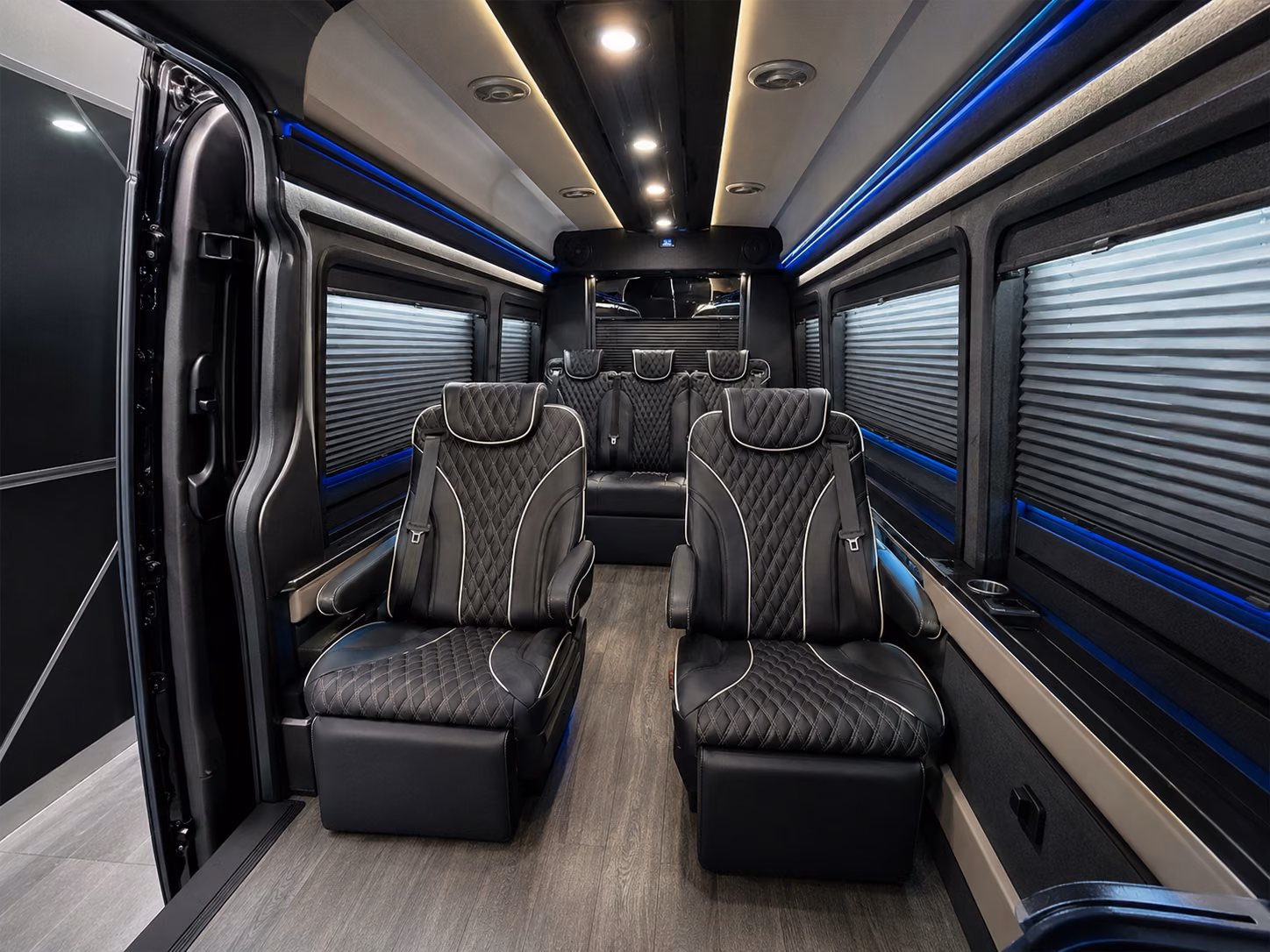 syracuse 15 passenger sprinter van interior
